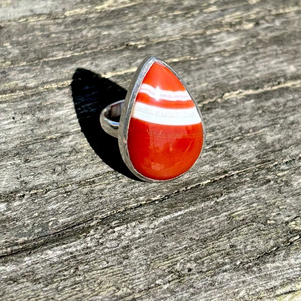 Botswana Agate Ring - Picture 8 of 12